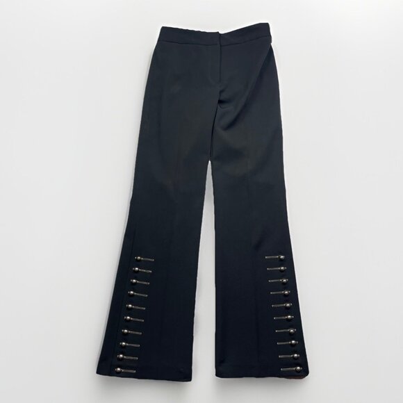 Joseph Ribkoff Pants - Joseph Ribkoff Wide Leg Trousers Black Pants Metal Stud Detailing Wom Size 6